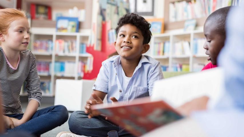 Children in a classroom